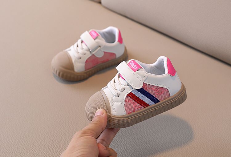 Tênis Infantil G&D Colorido tenis Loja Click Certo Rosa 0-6 Meses Palminha 11.5cm 