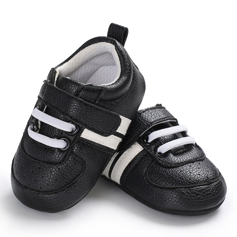 Tênis Sport Promoção Tênis Loja Click Certo Velcro Inteiro Preto 0-6 Meses 11cm 