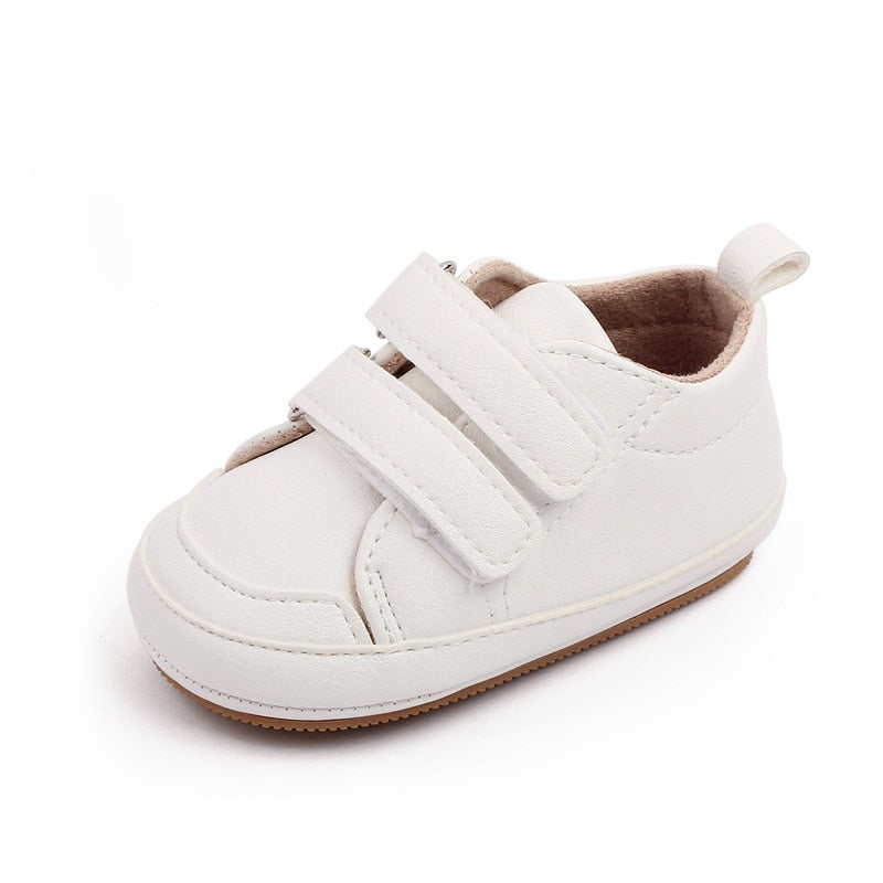 Tênis Velcro Duplo Tênis Loja Click Certo Branco 0-6 Meses 11cm 