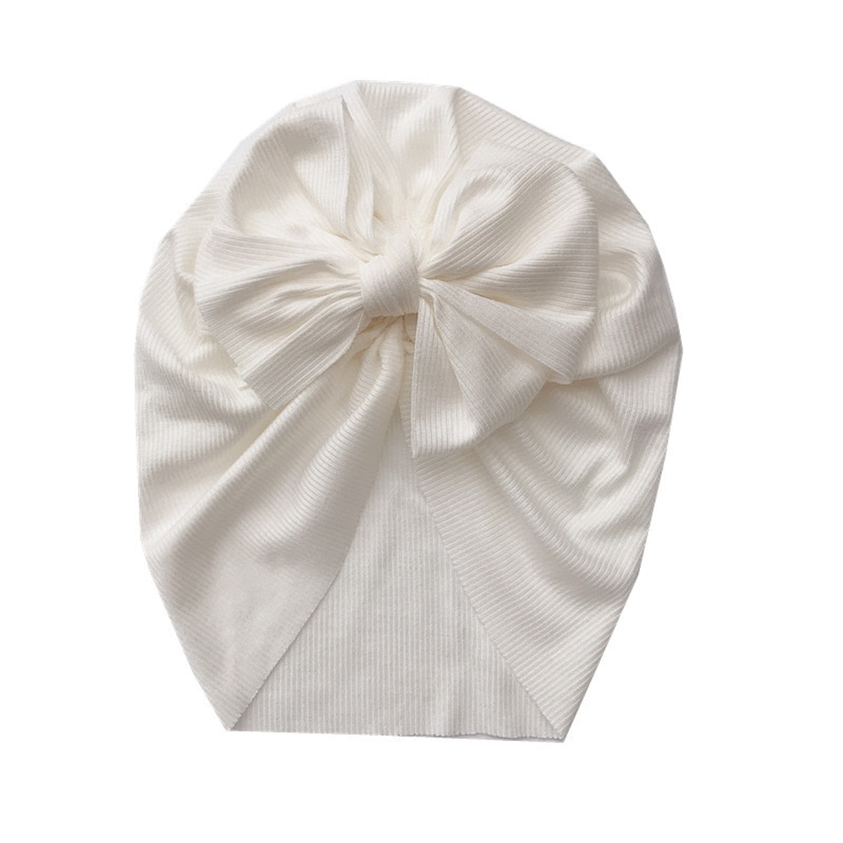 Turbante com Laço turbante Loja Click Certo Branco 