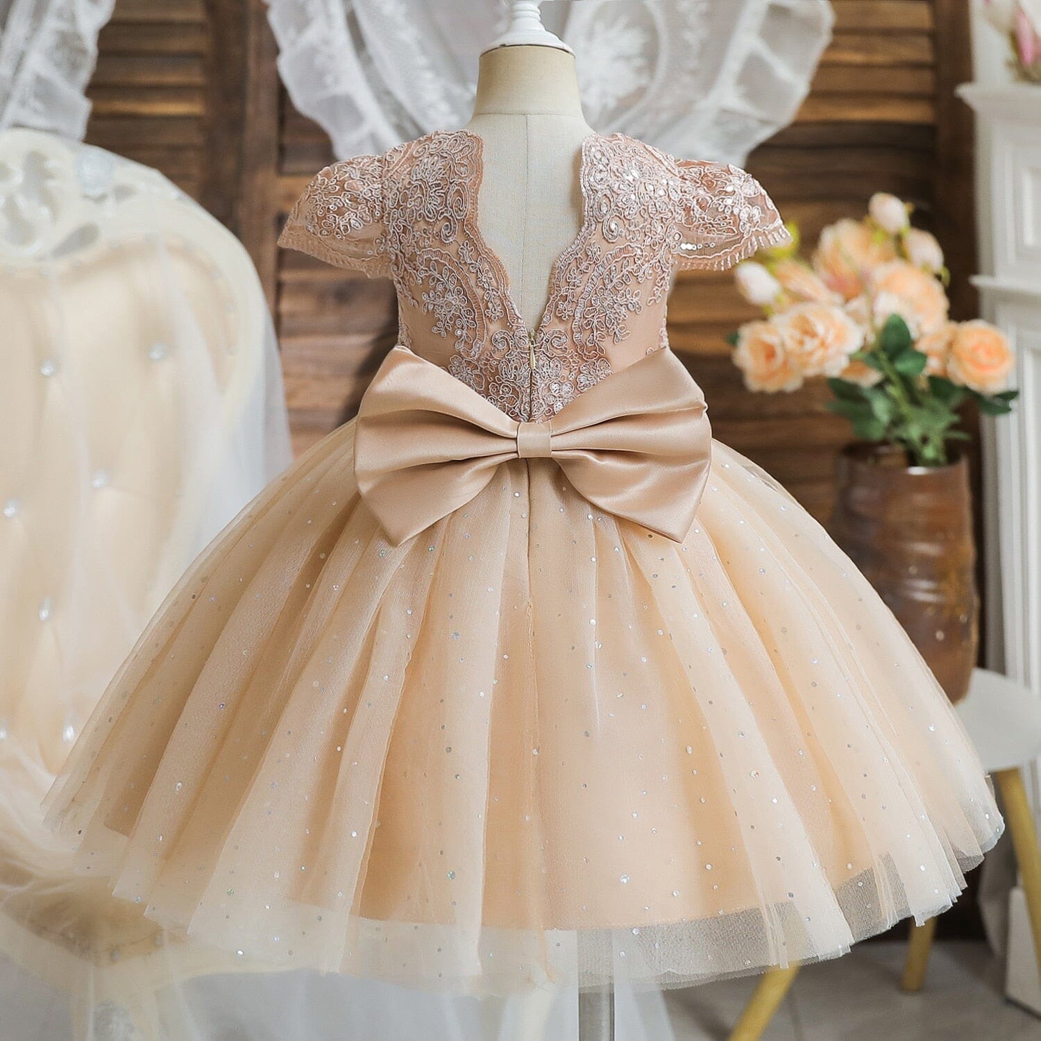 Vestido Infantil Lastex Princesinha – Loja Click Certo