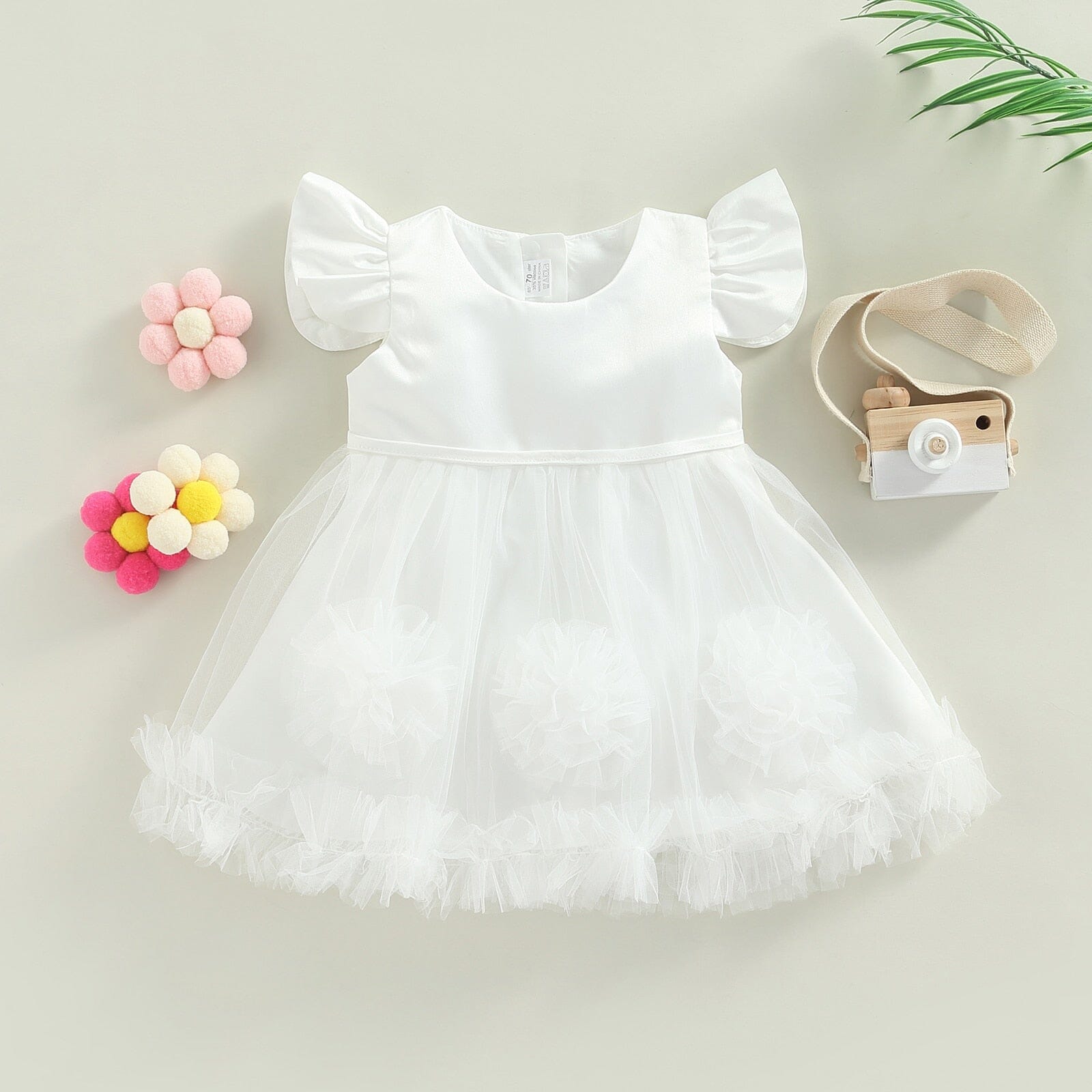 Vestido de Festa Infantil Cores Tule Loja Click Certo 
