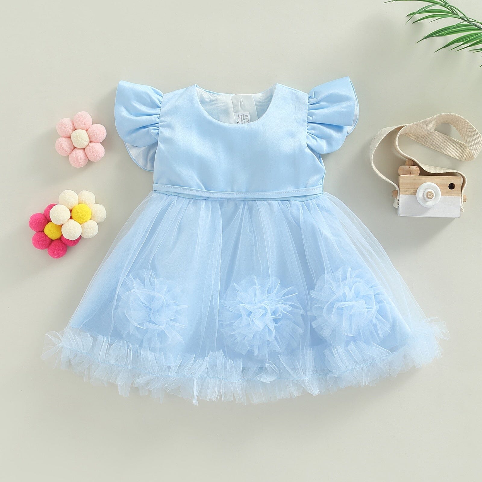 Vestido de Festa Infantil Cores Tule Loja Click Certo 