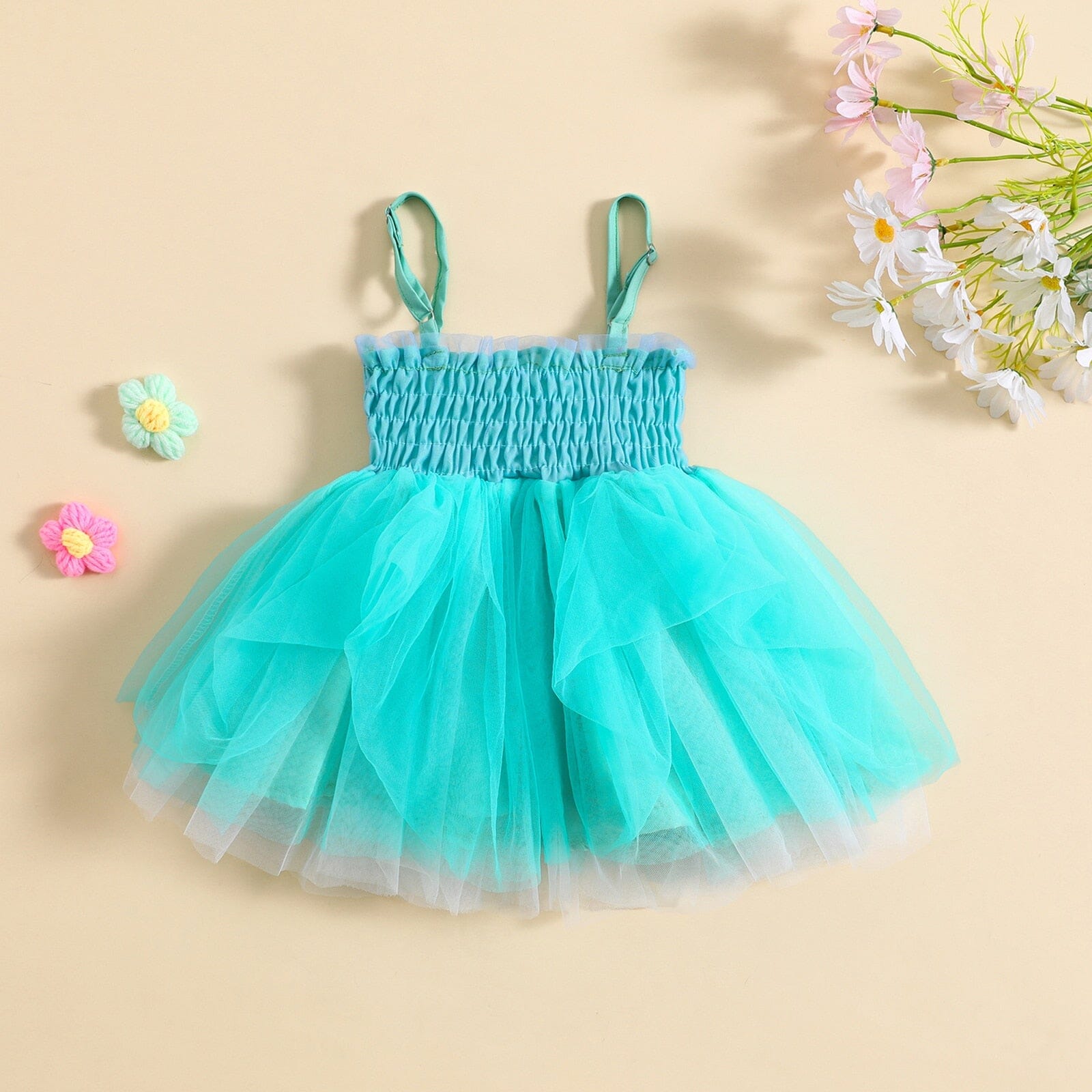 Vestido Infantil Alçinha Saia Tule Loja Click Certo 