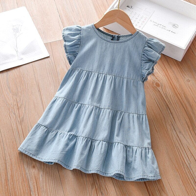 Vestido Infantil Babados Loja Click Certo 