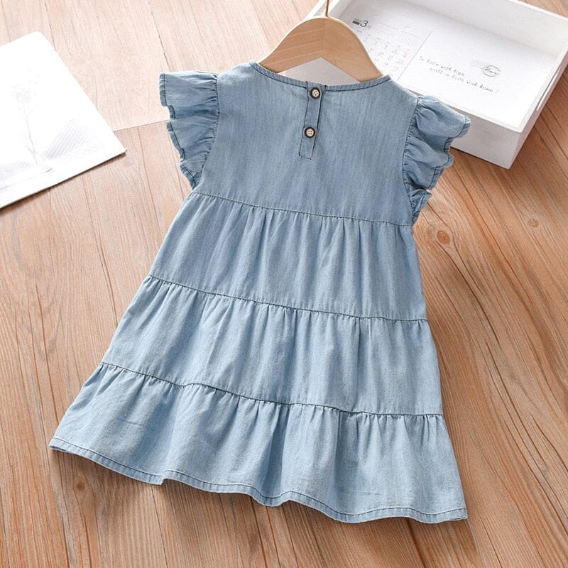 Vestido Infantil Babados Loja Click Certo 