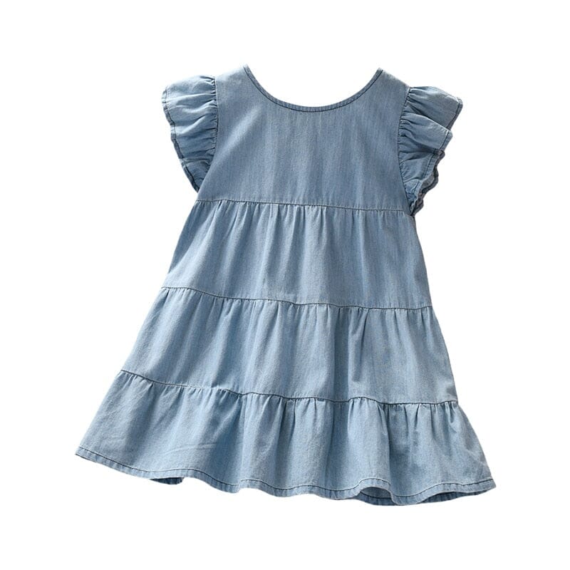 Vestido Infantil Babados Loja Click Certo 