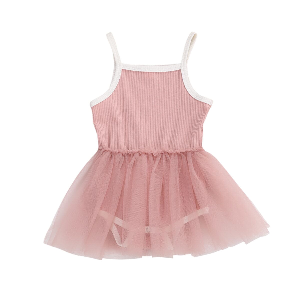 Vestido Infantil Body Sainha Loja Click Certo Rosa 0-3 Meses 