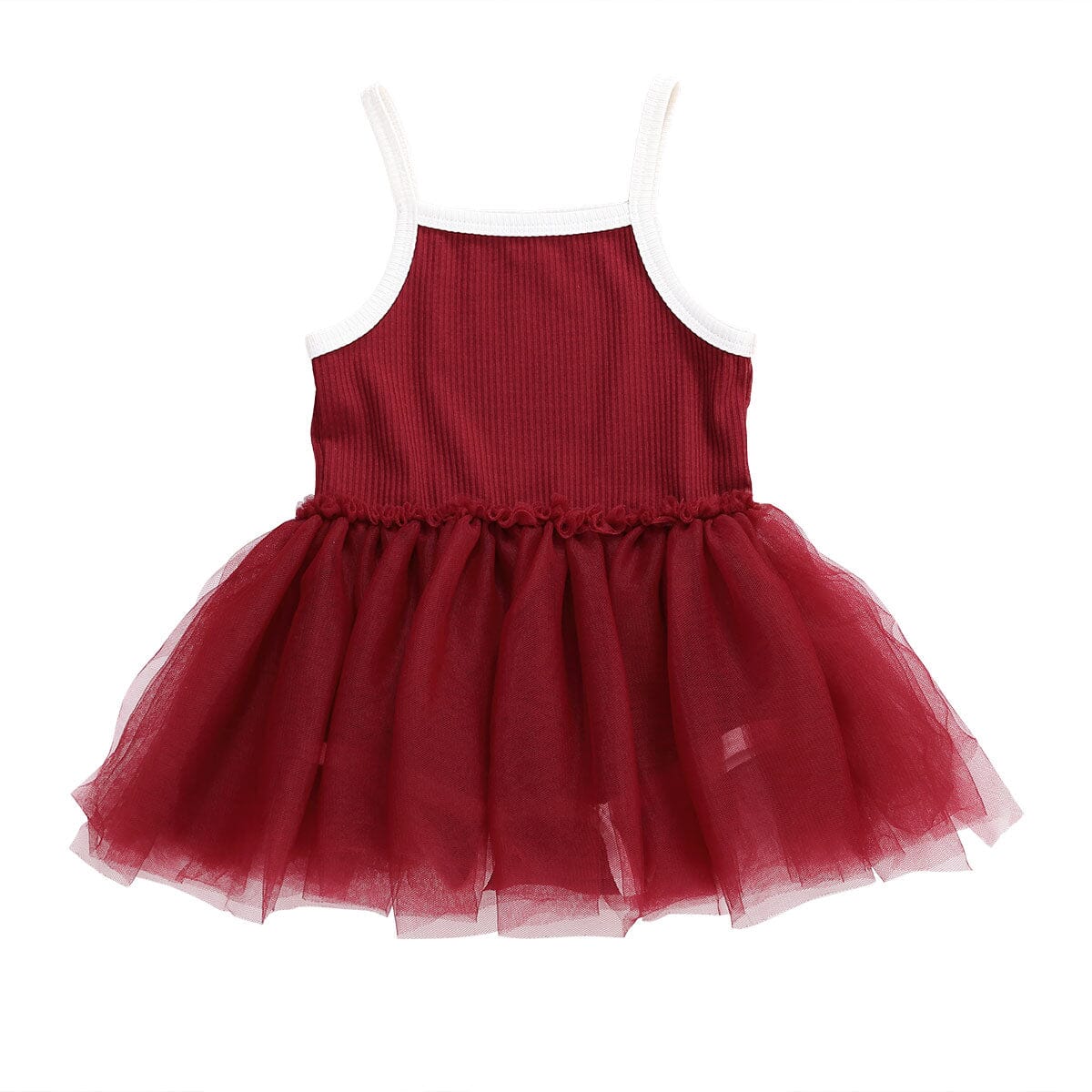 Vestido Infantil Body Sainha Loja Click Certo Vermelho 0-3 Meses 