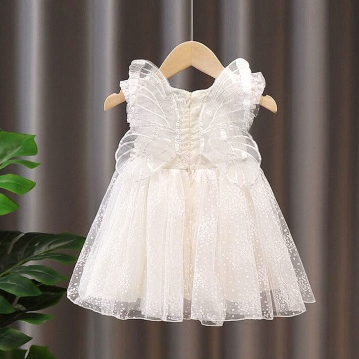 Vestido Infantil Borboleta Loja Click Certo 1-2 Anos 