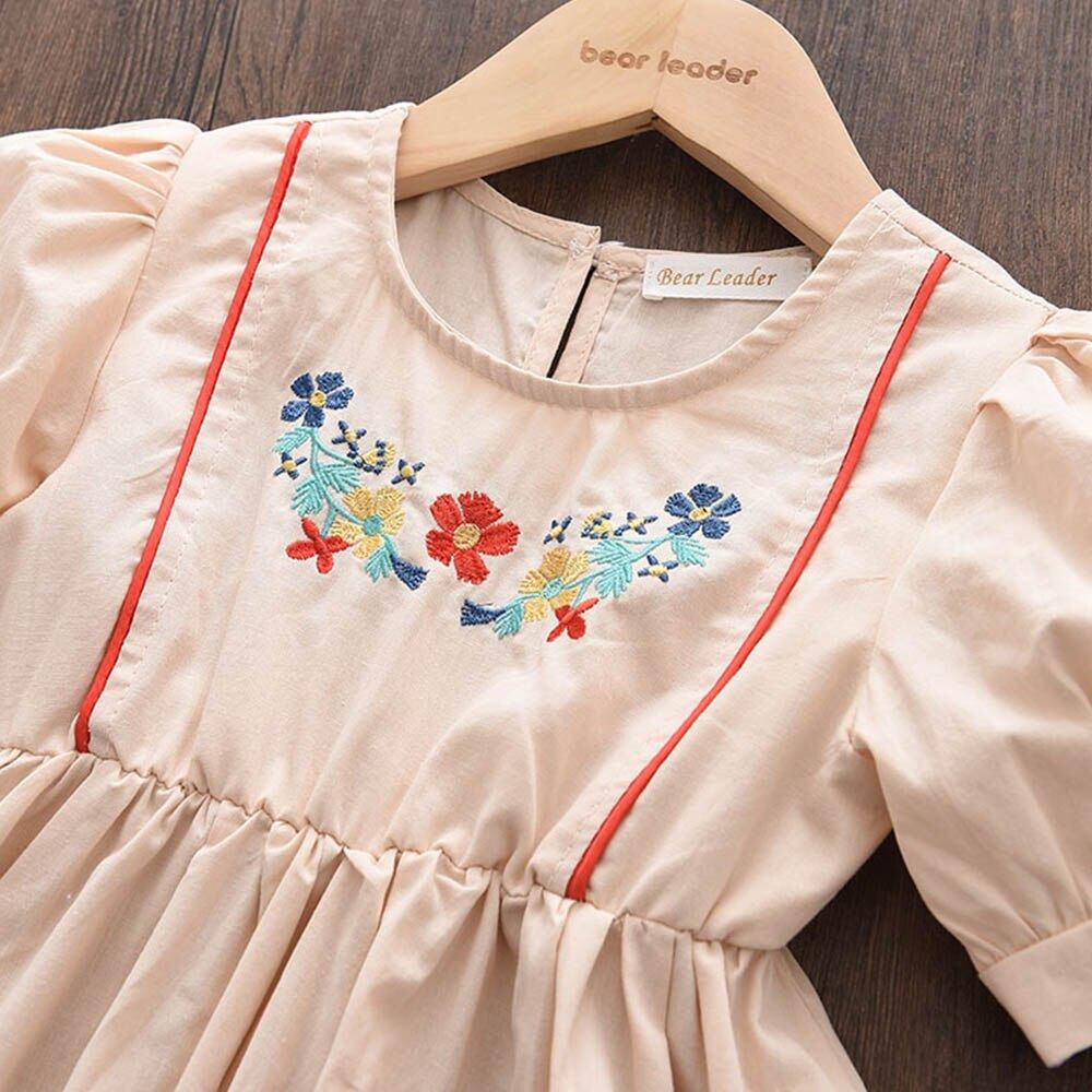 Vestido Infantil Bordado Flores conjunto Loja Click Certo 