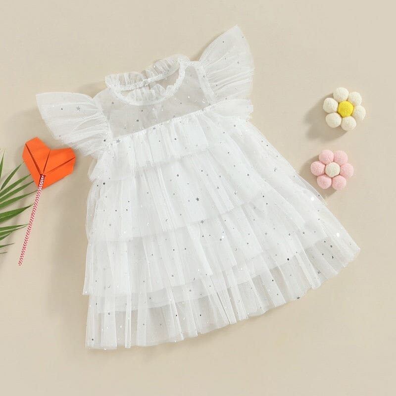 Vestido Infantil Princesa Estrelinhas – Loja Click Certo