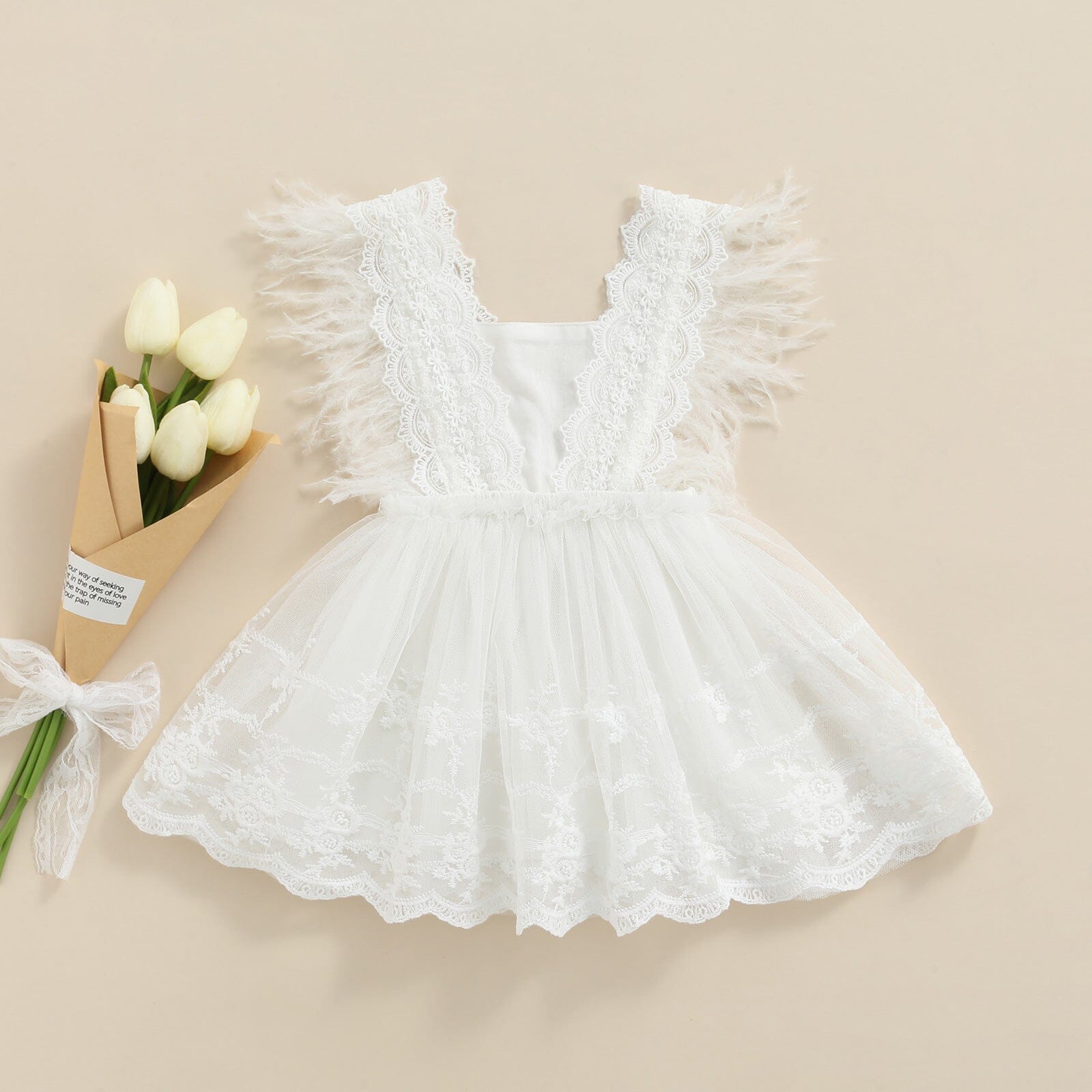 Vestido Infantil Branco Princesa Loja Click Certo 2-3 Anos 