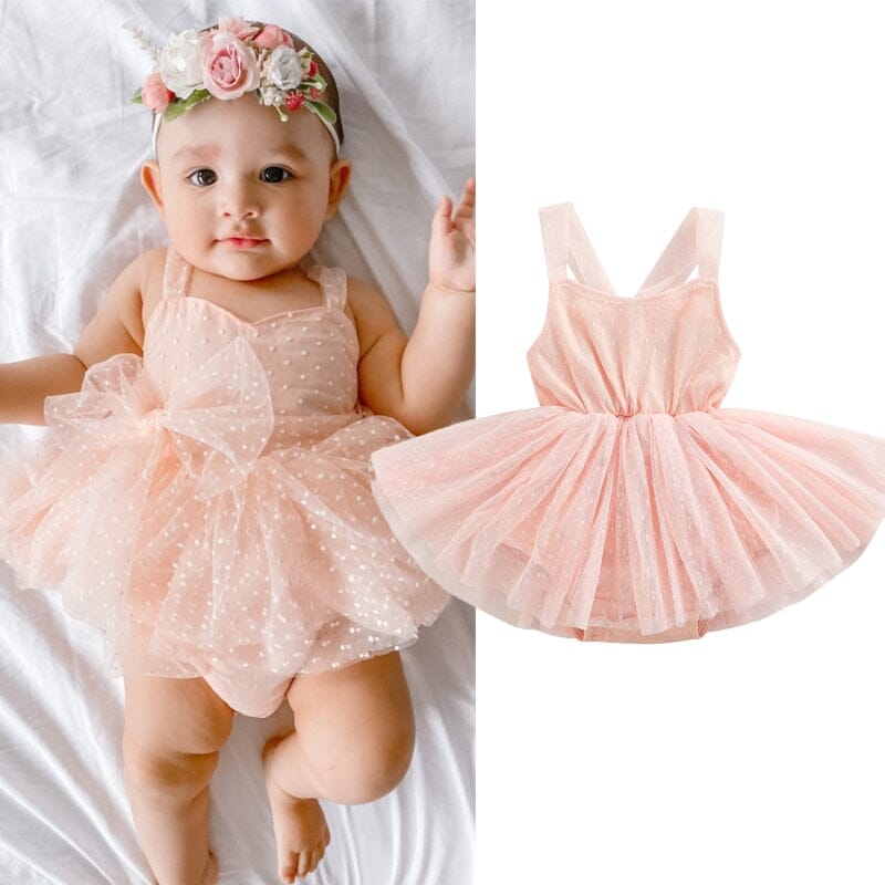 Vestido Infantil Delicadeza Loja Click Certo 0-6 Meses 