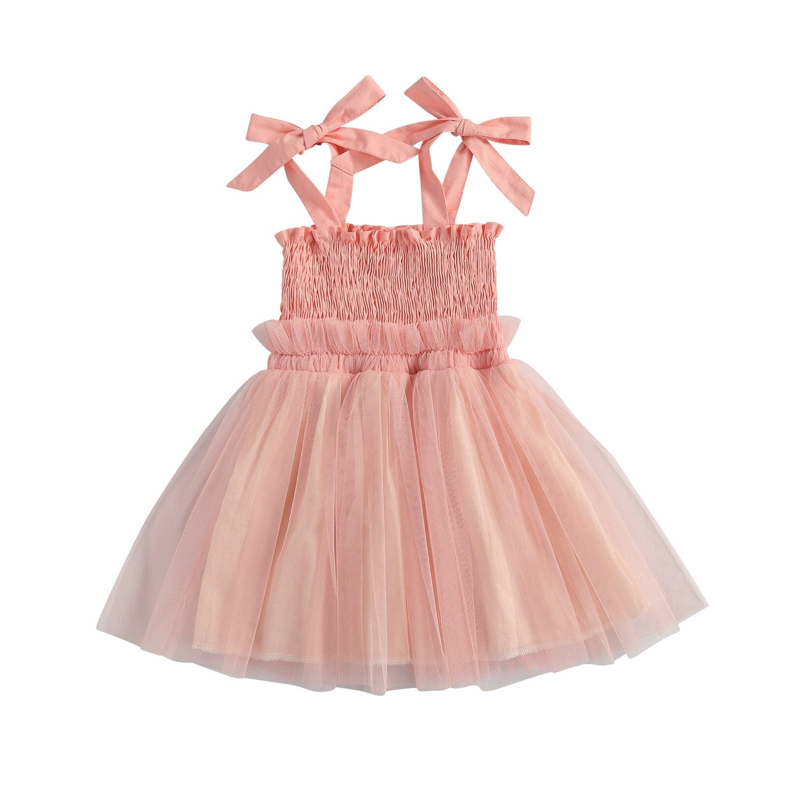 Vestido Infantil Elástico Lacinho Loja Click Certo Rosa 2-3 Anos 