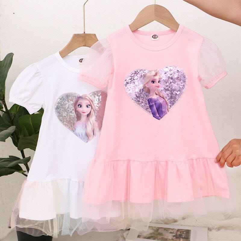 Vestido Infantil Princesa Estrelinhas – Loja Click Certo