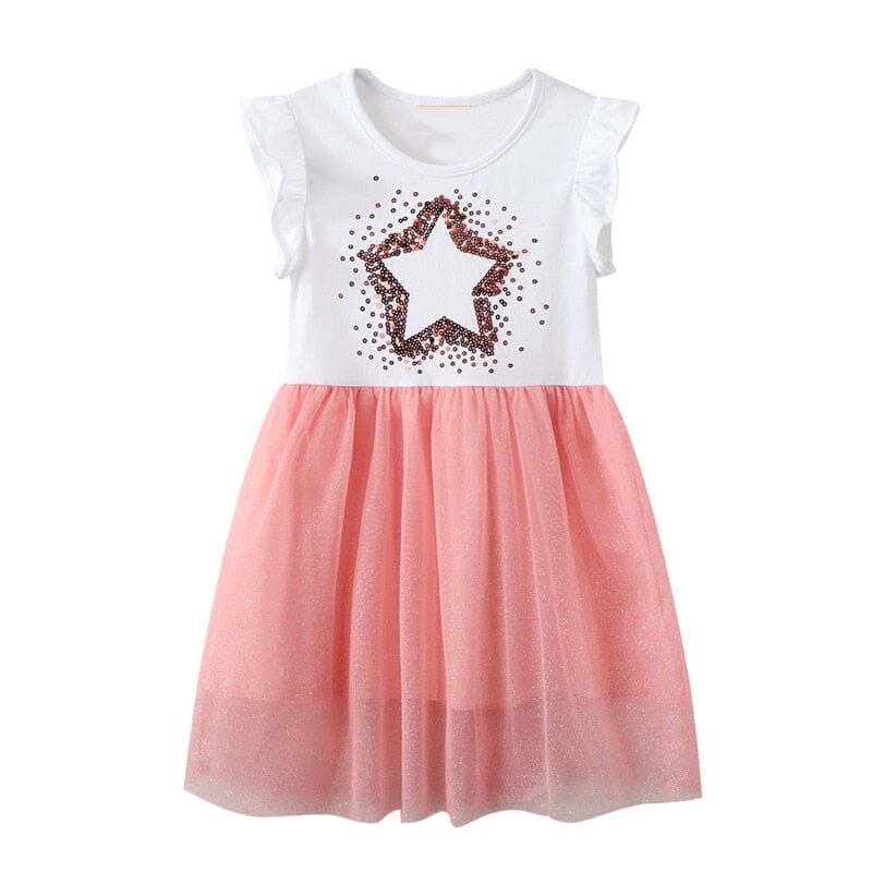 Vestido Infantil Estrela 0 Loja Click Certo 