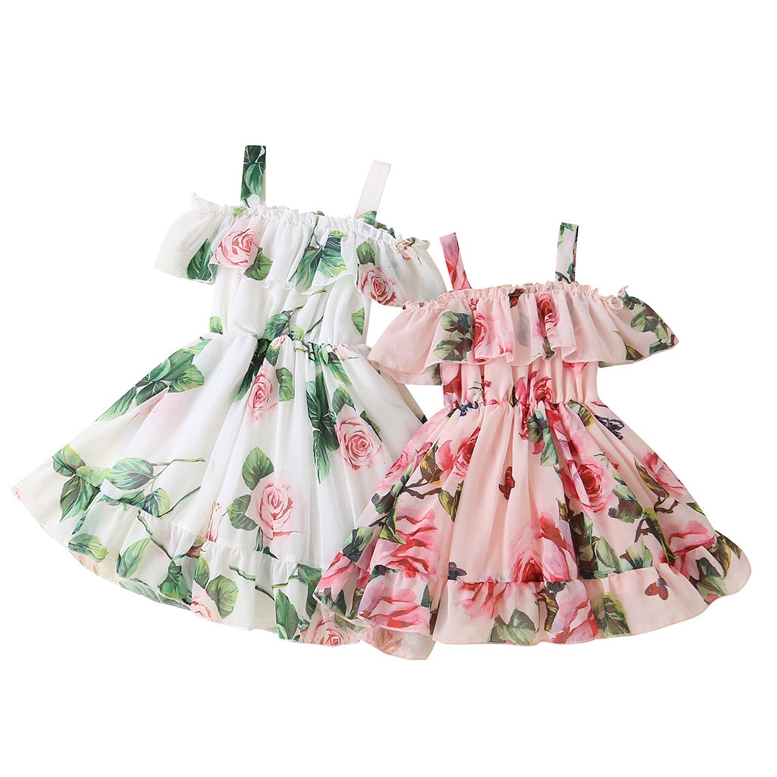 Vestido Infantil Florido vestido Loja Click Certo 