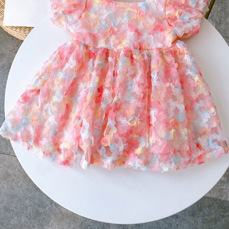 Vestido Infantil Flower Loja Click Certo 