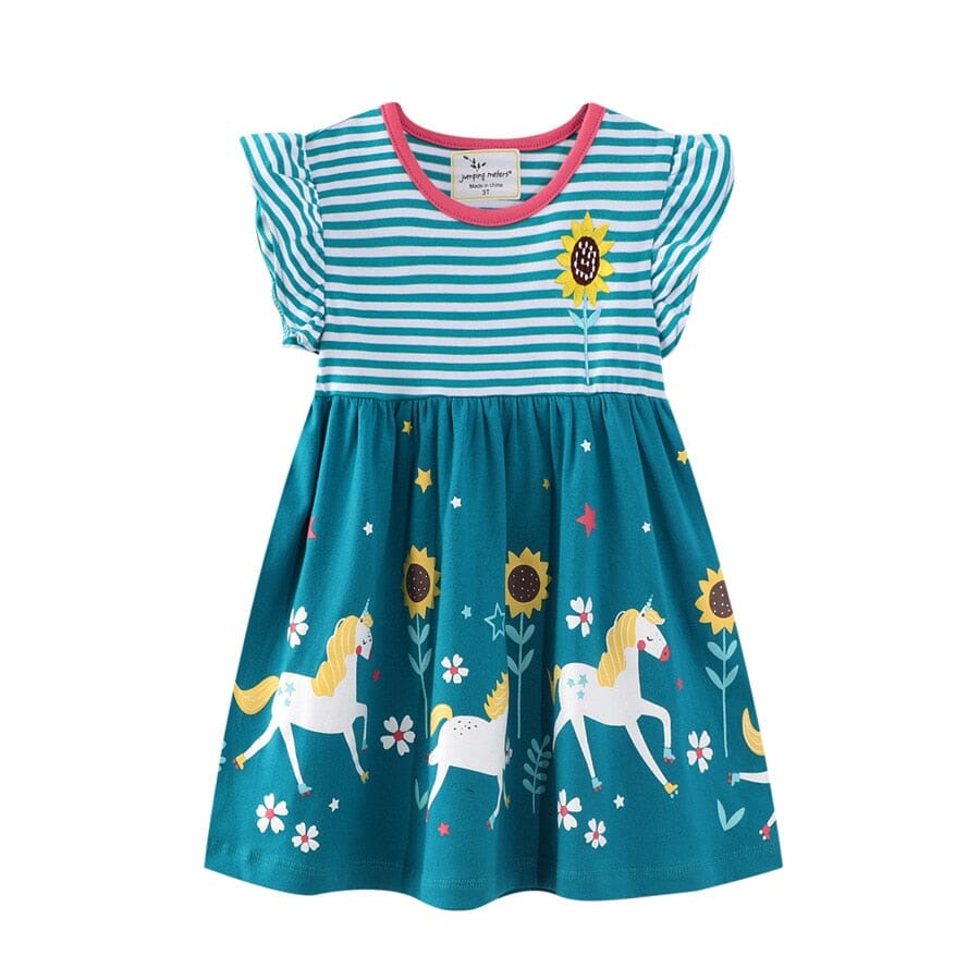 Vestido Infantil Girassol 0 Loja Click Certo 