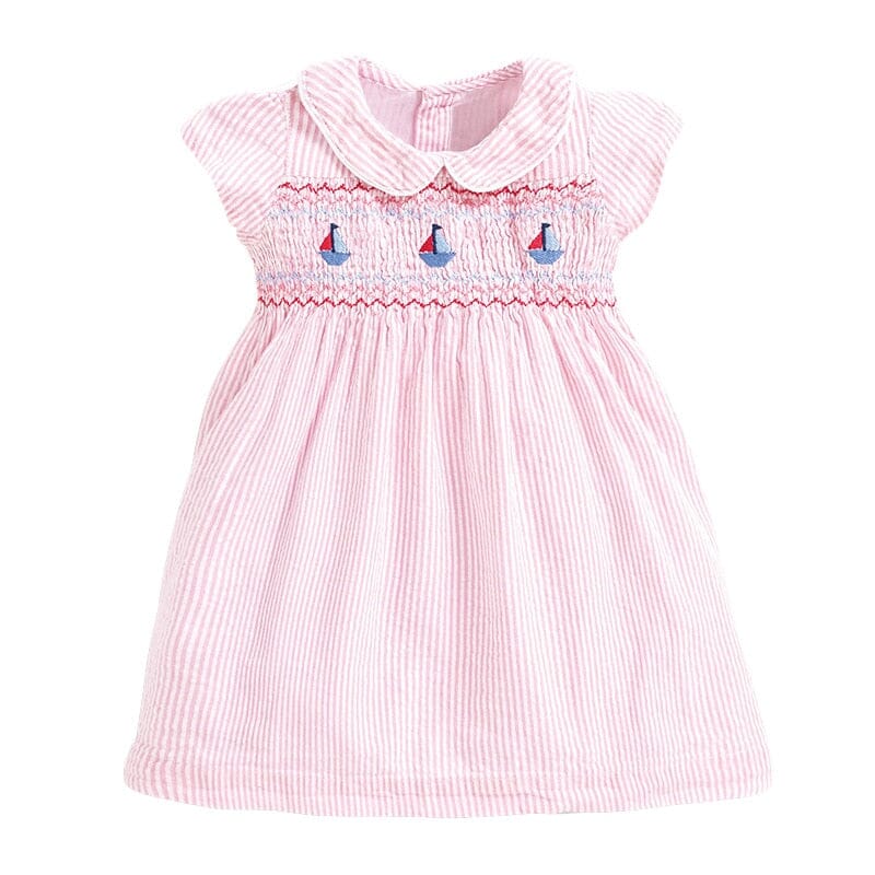 Vestido Infantil Golinha Barquinho 0 Loja Click Certo 