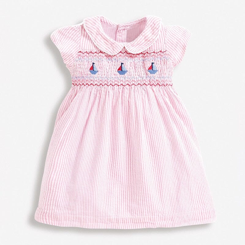 Vestido Infantil Golinha Barquinho 0 Loja Click Certo 