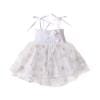 Vestido Infantil Lacinho e Flor Loja Click Certo Branco 0-6 Meses 