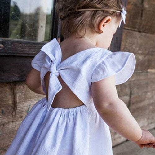 Vestido Infantil Laço nas Costas – Loja Click Certo