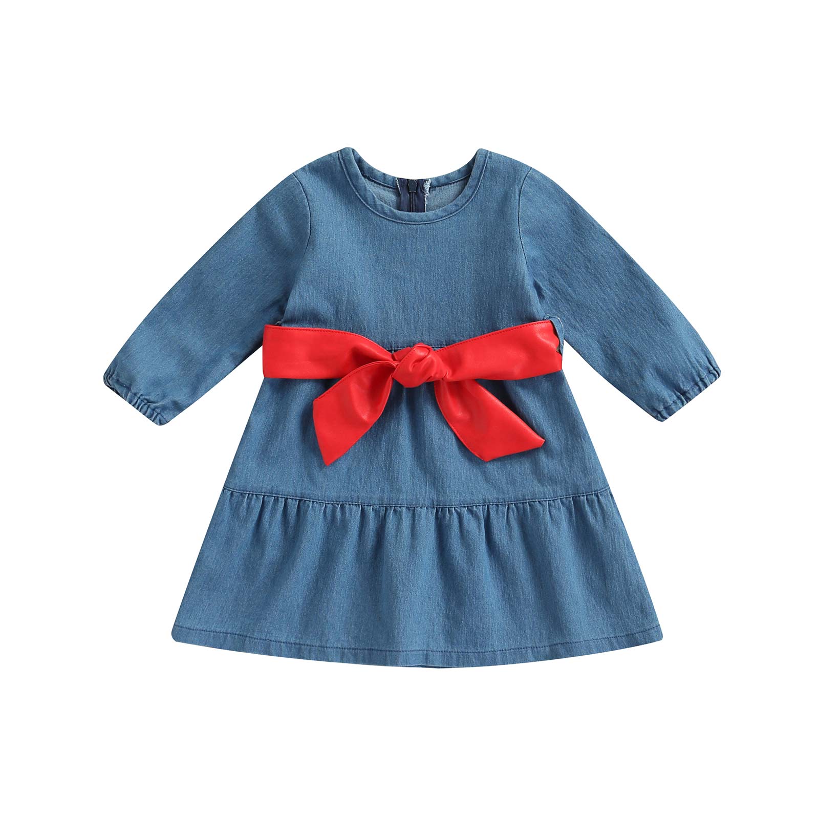 Vestido Infantil Laço Vermelho vestido Loja Click Certo 