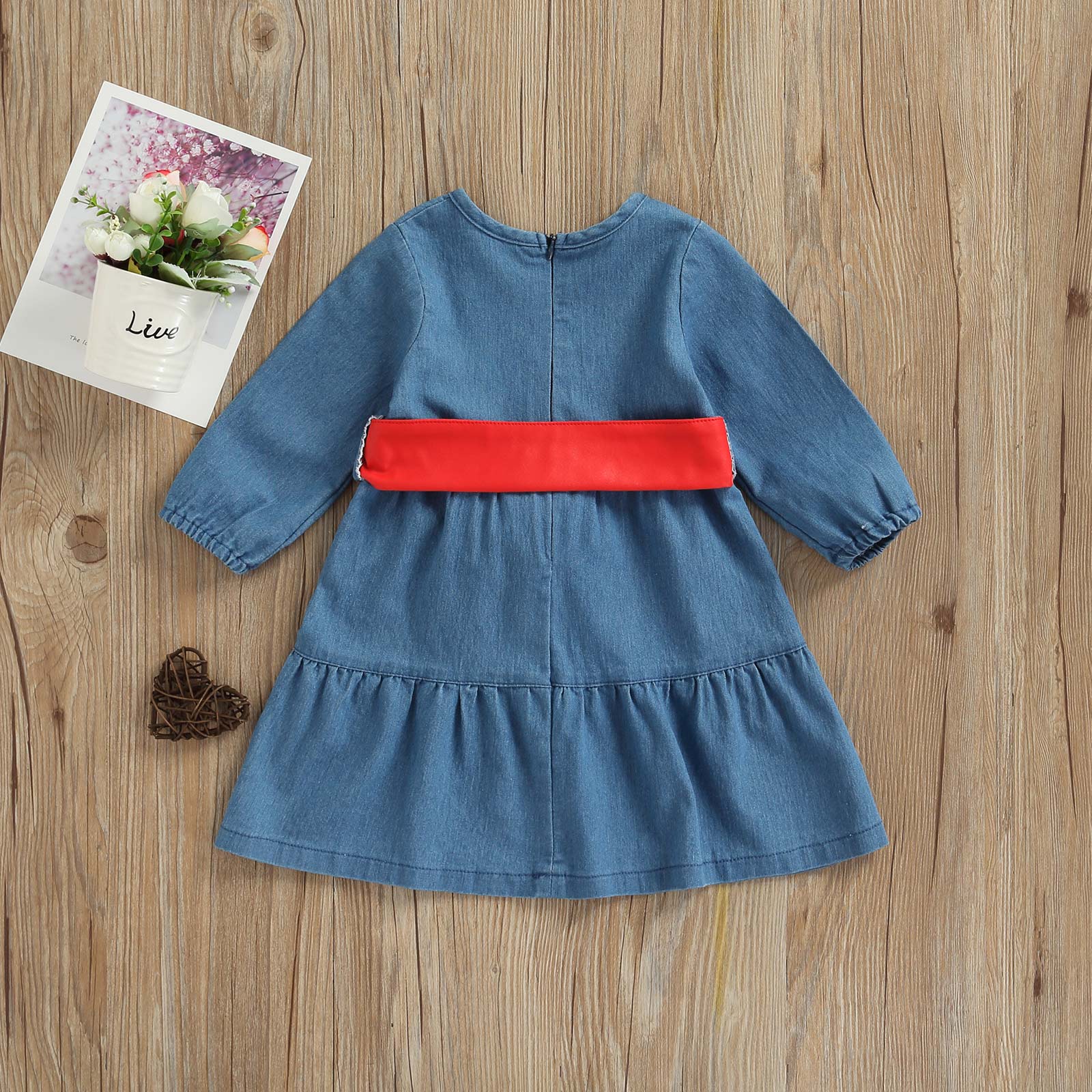 Vestido Infantil Laço Vermelho vestido Loja Click Certo 