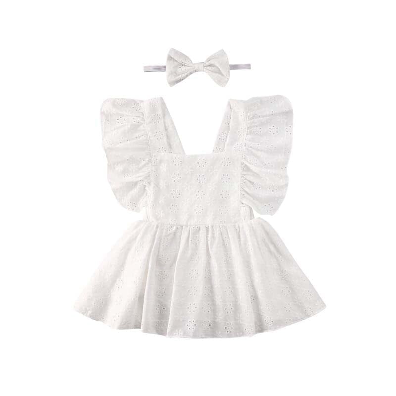 Vestido Infantil Lese+ Faixa Loja Click Certo 0-6 Meses 