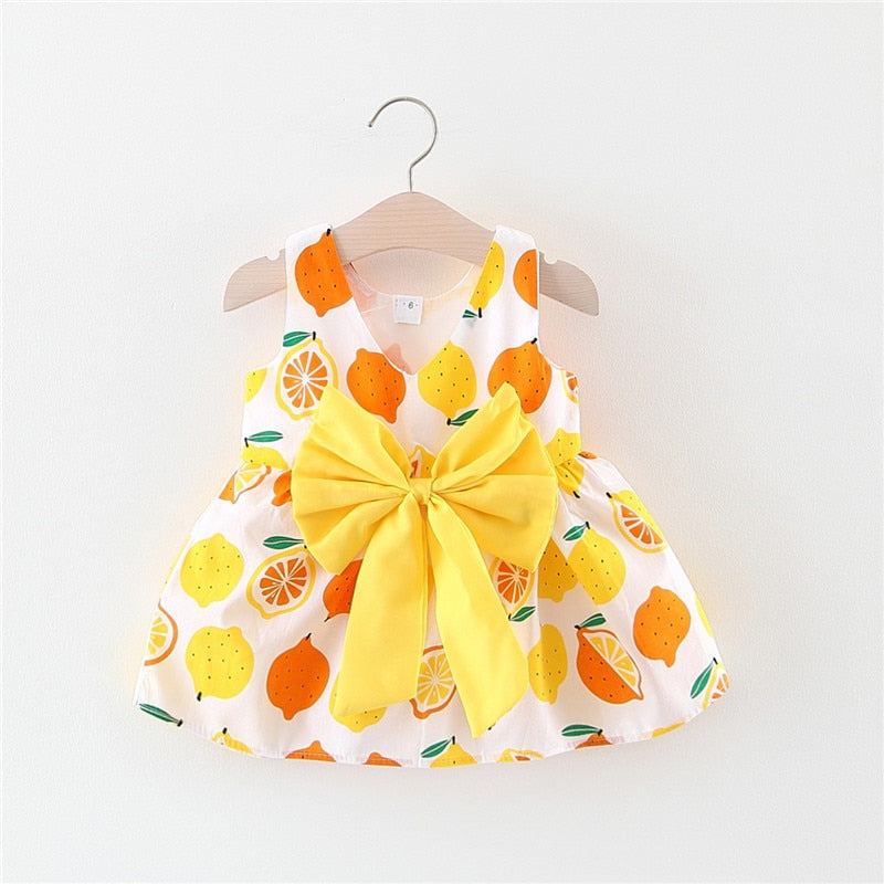 Vestido Infantil Limãozinho vestido Loja Click Certo 