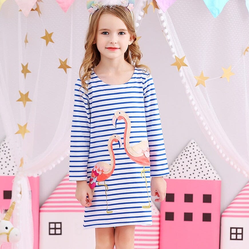 Vestido sales infantil flamingo