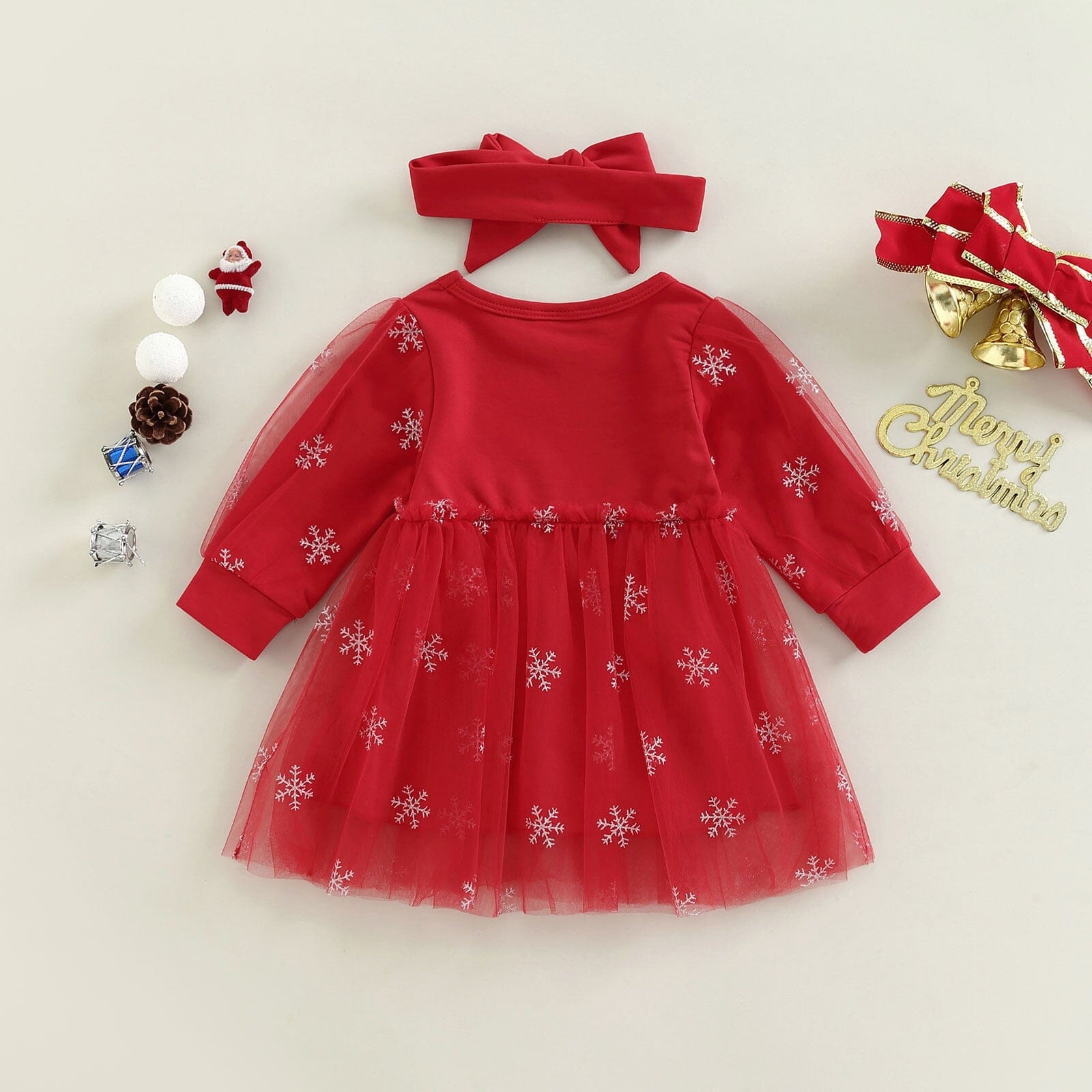 Vestido Infantil Merry Christmas 0 Loja Click Certo 