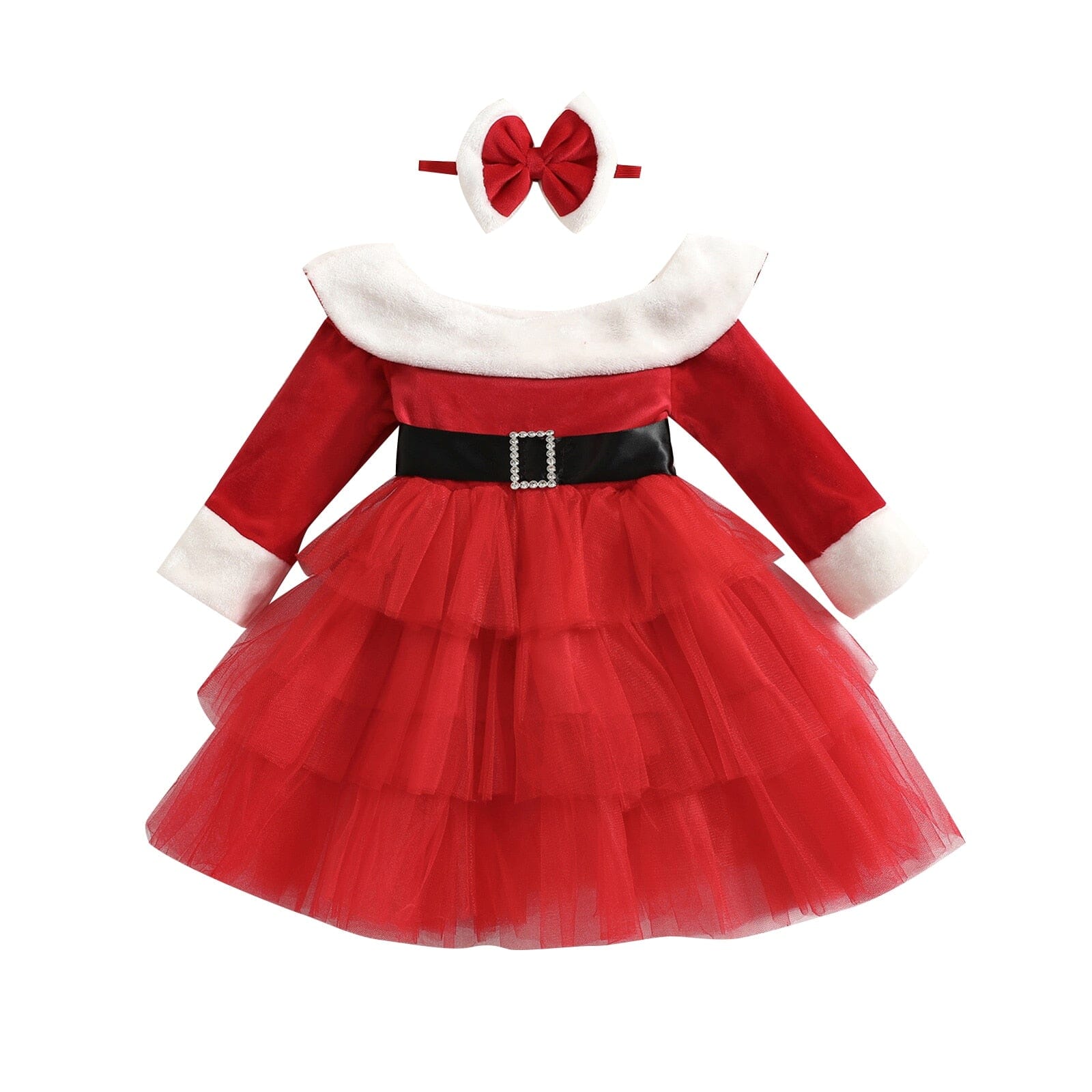 Vestido Infantil Natal Chique 0 Loja Click Certo 