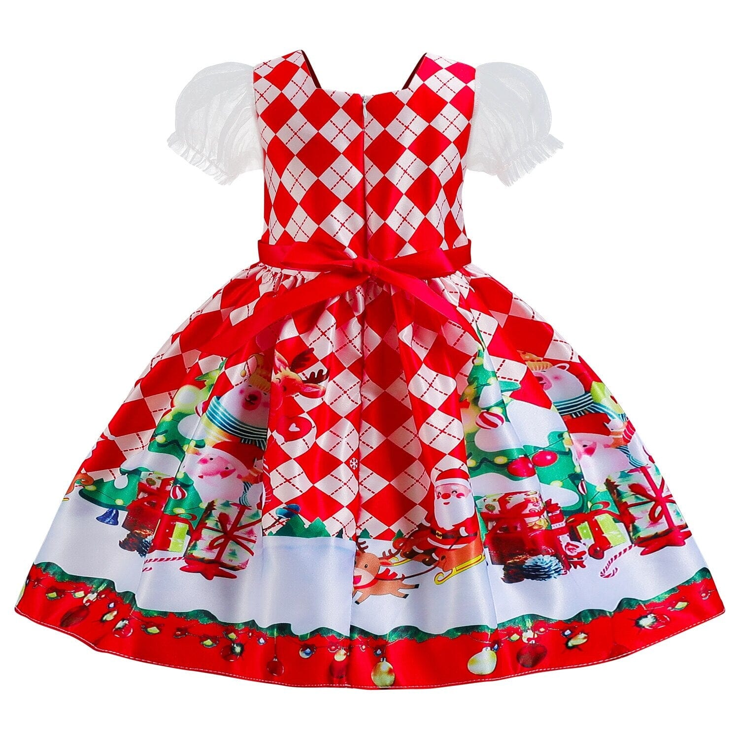 Vestido Infantil Natal Divertido 0 Loja Click Certo 