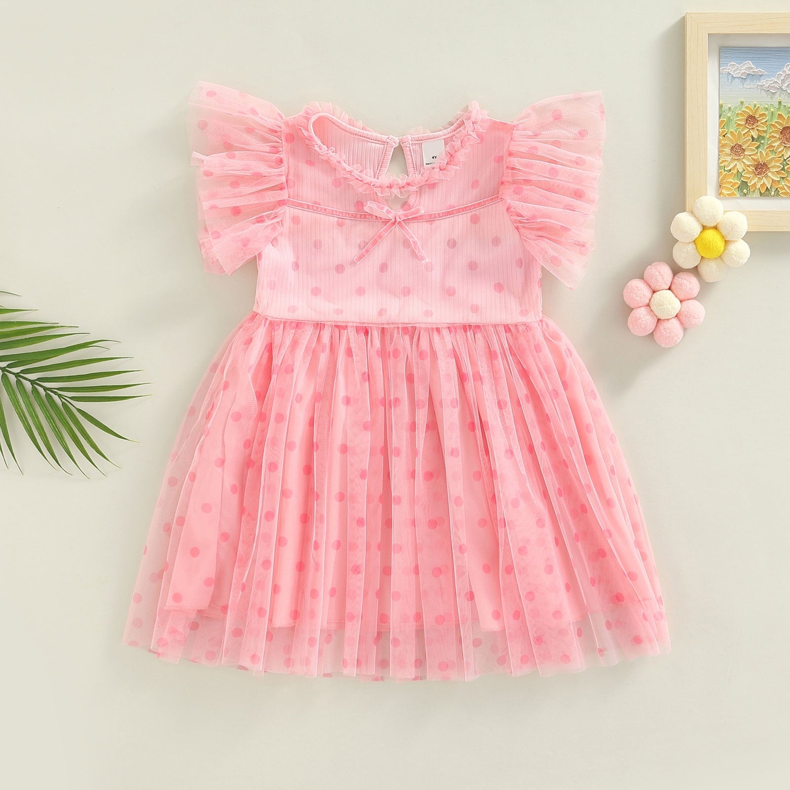 Vestido Infantil Poá vestido Loja Click Certo 4 anos 54cm 