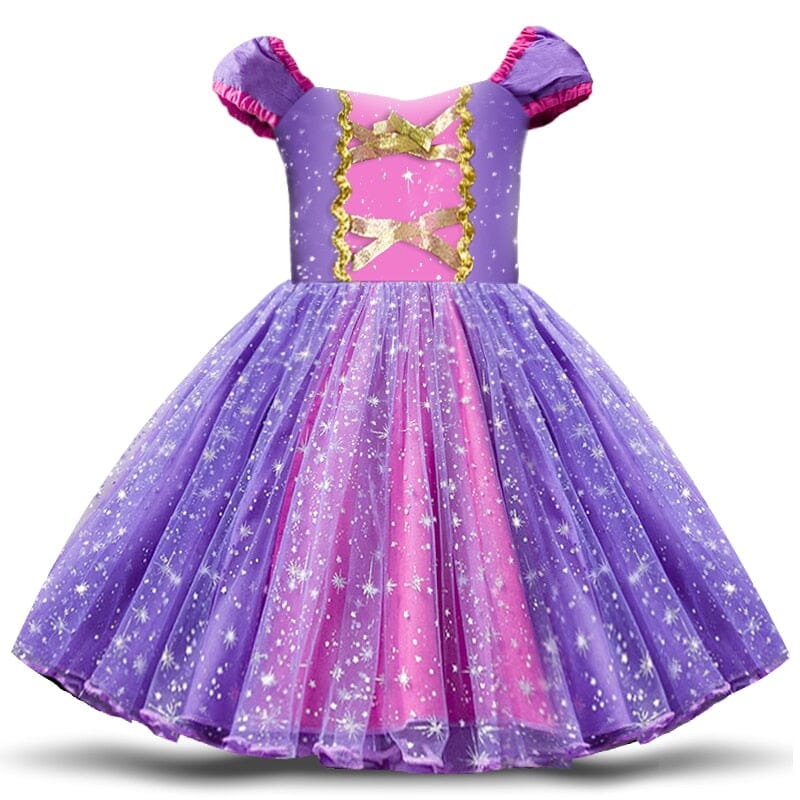 Vestido Infantil Princesa Estrelinhas – Loja Click Certo