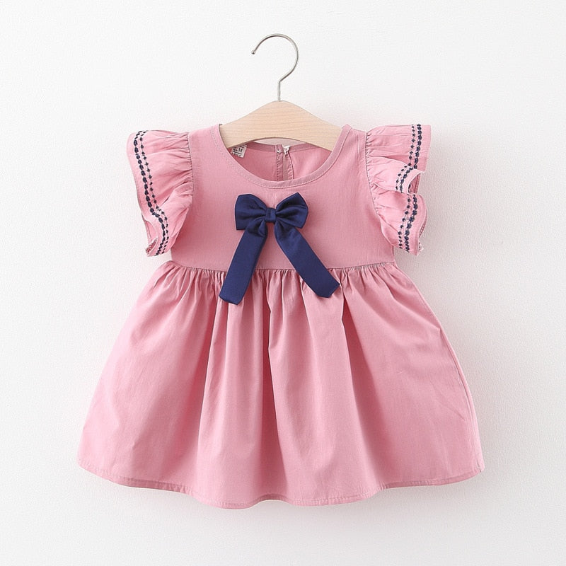 Vestido Infantil Princesa vestido Loja Click Certo Rosa 6-12 Meses 