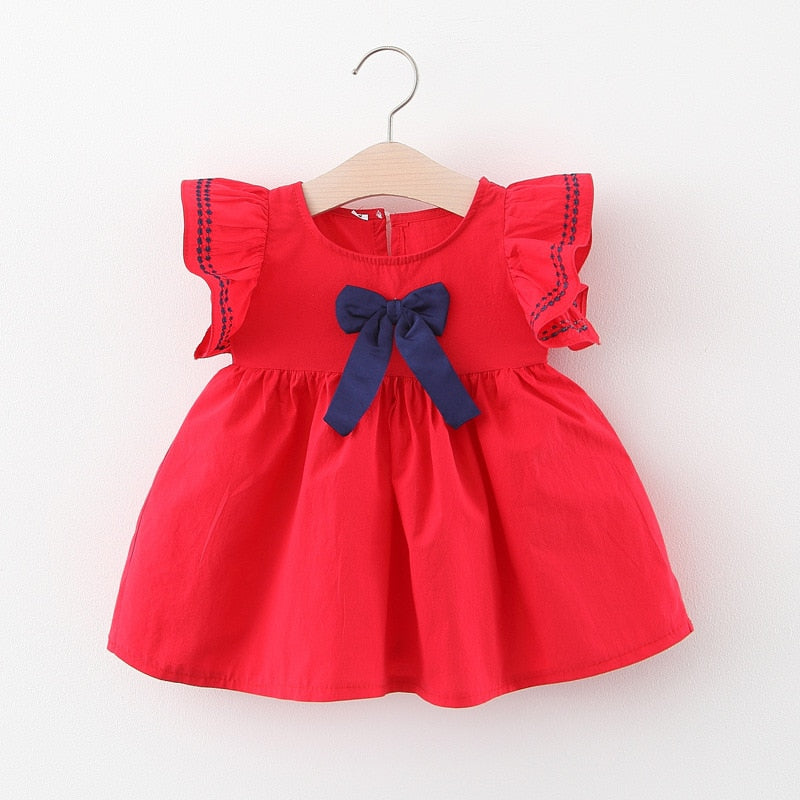Vestido Infantil Princesa vestido Loja Click Certo Vermelho 6-12 Meses 