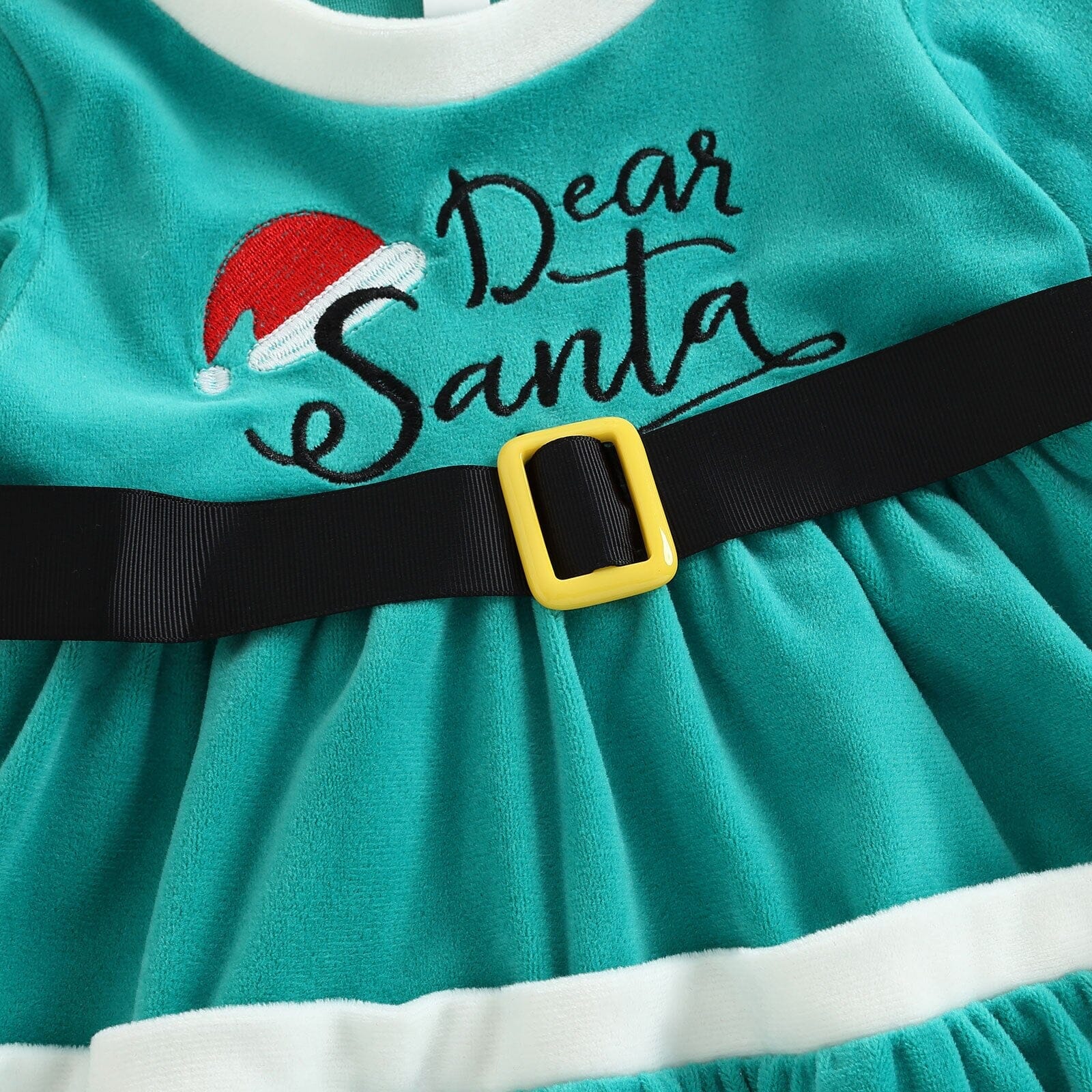 Vestido Infantil "Querido Papai Noel" + Gorro 0 Loja Click Certo 