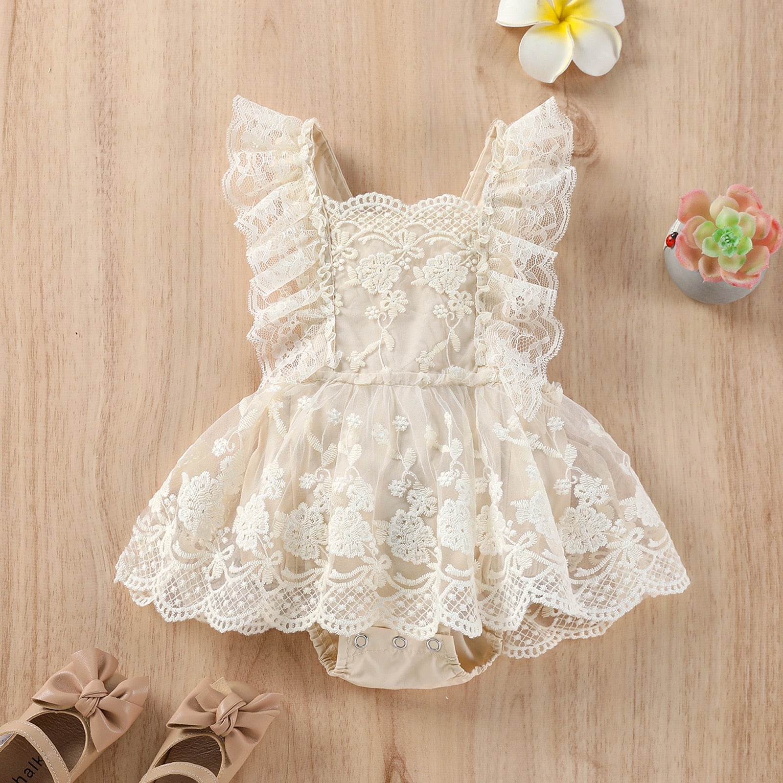 Vestido Infantil Renda e Tule – Loja Click Certo