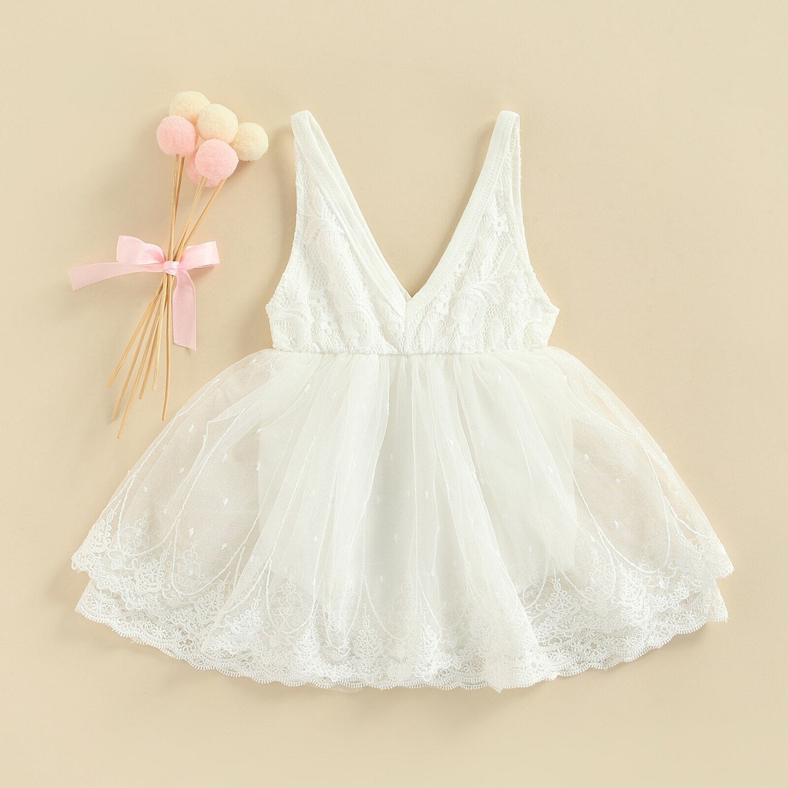 Vestido Infantil Renda Loja Click Certo 