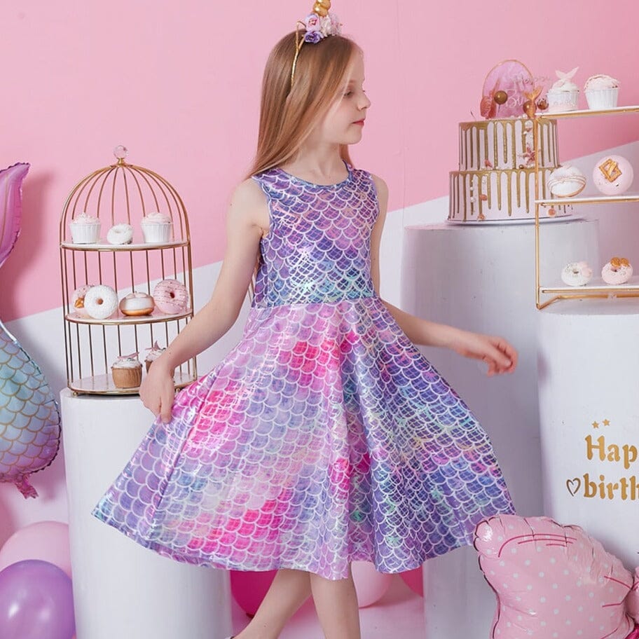 mocinha Vestido Infantil Sereia Mocinha – Loja Click Certo