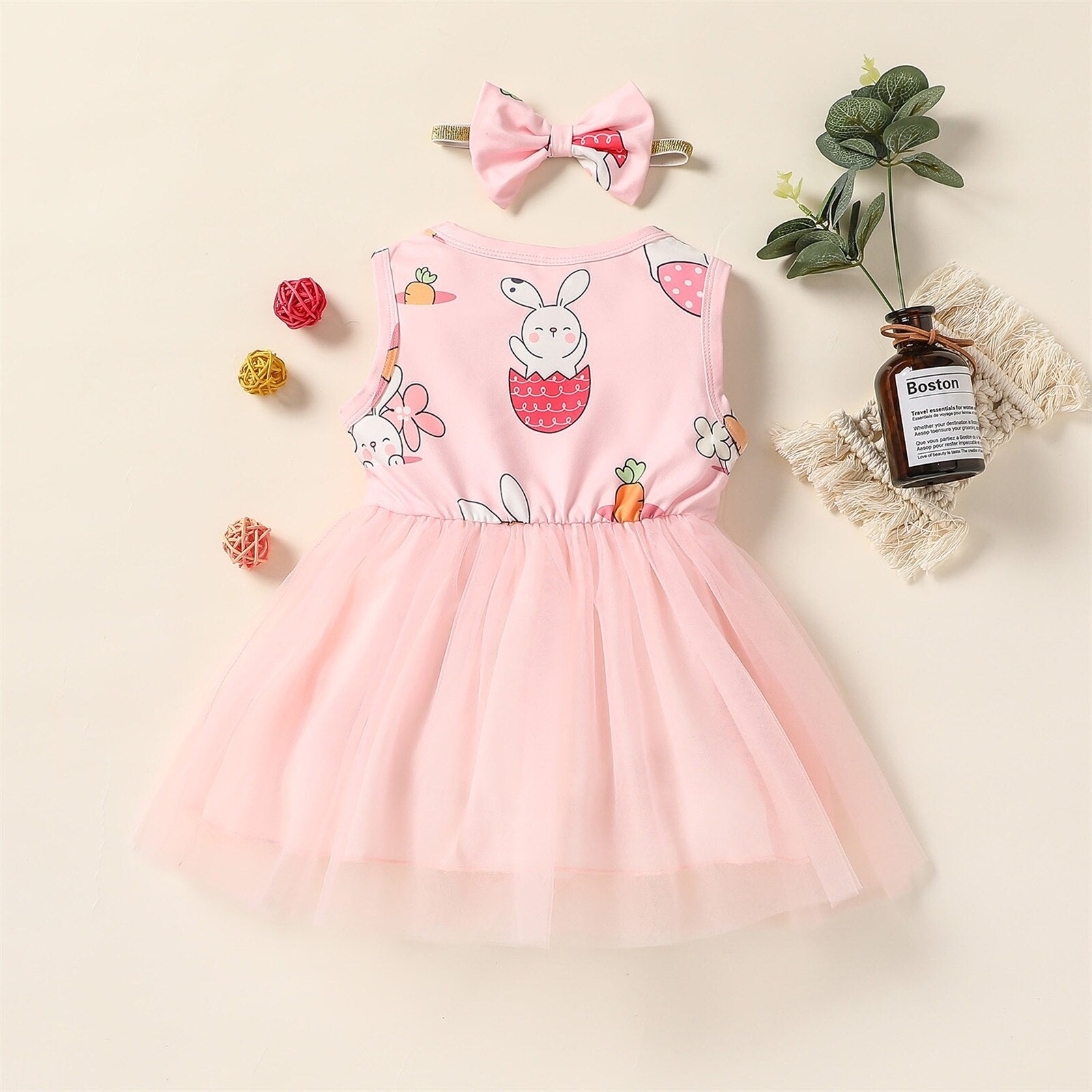 Vestido Infantil Tule Coelhinho + Lacinho vestido Loja Click Certo 