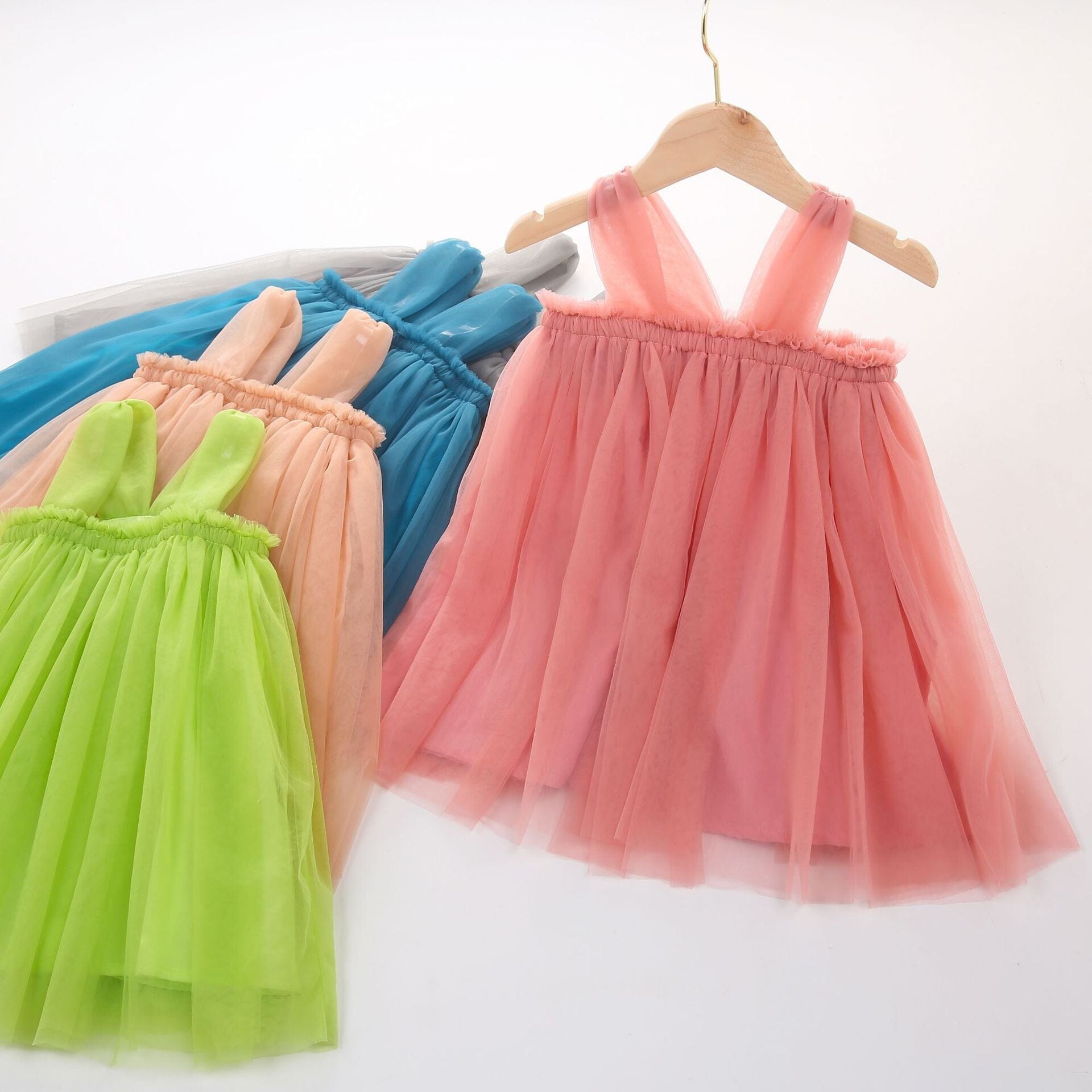 Vestido Infantil Tule Loja Click Certo 