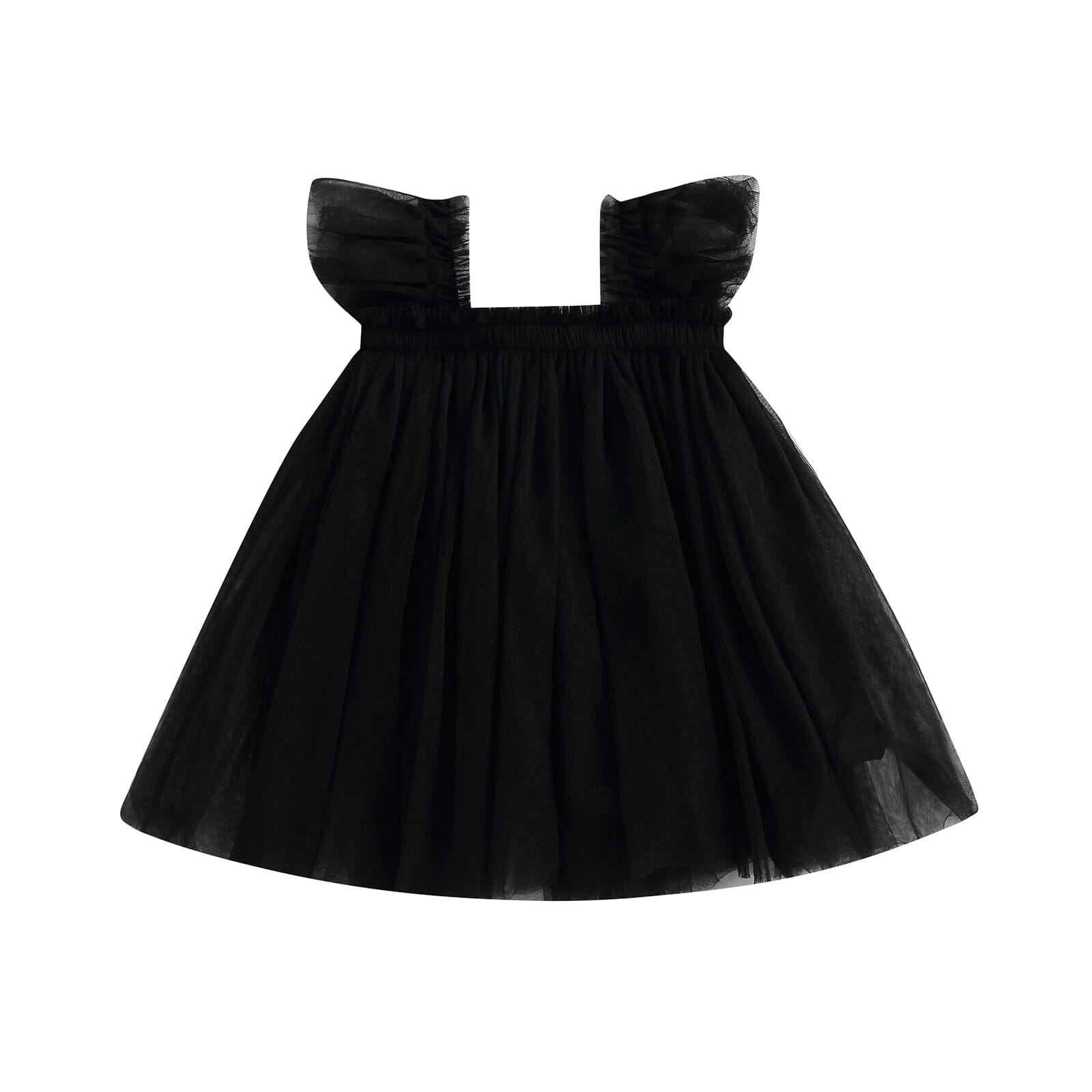 Vestido Infantil Tule Loja Click Certo Preto 2-3 Anos 