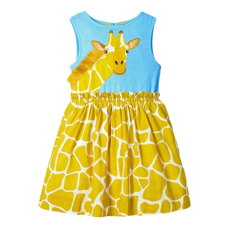 Vestido Infantil Zoo 0 Loja Click Certo Girafa 1-2 Anos 